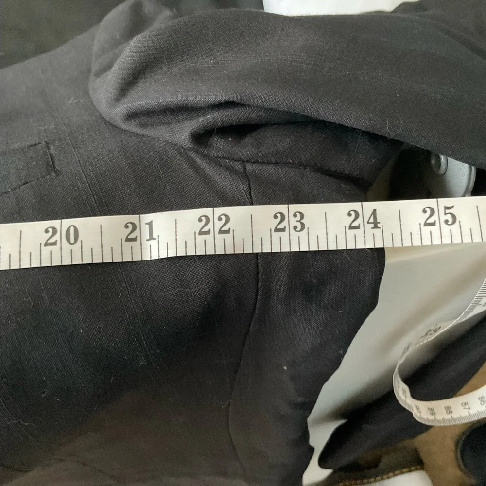 Hart Schaffner Marx Men's Black Wool Blazer 48L